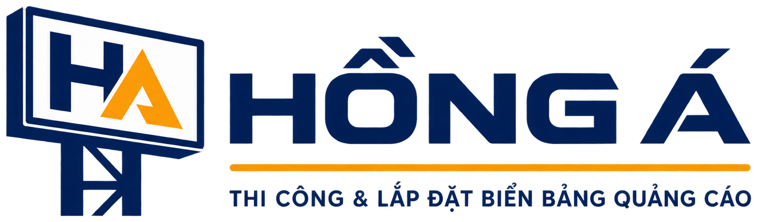 BIển quảng cáo Hồng Á