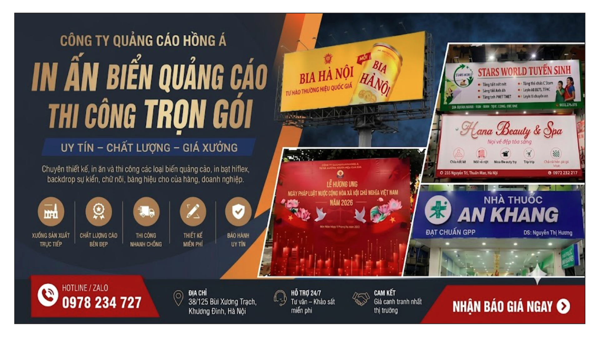 IN BẠT HIFLEX – BACKDROP – BIỂN BẠT QUẢNG CÁO GIÁ XƯỞNG TẠI HÀ NỘI