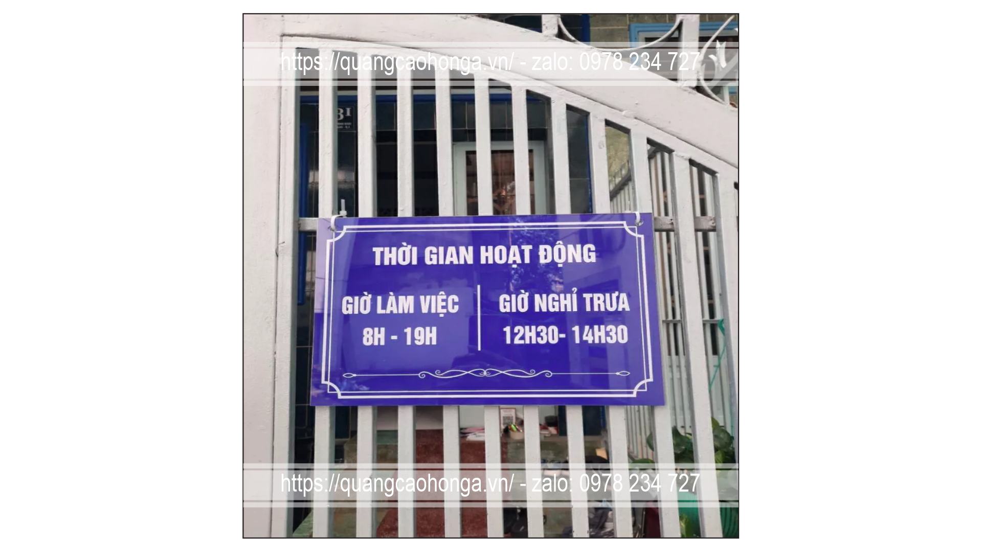 Bảng hiệu mica công ty