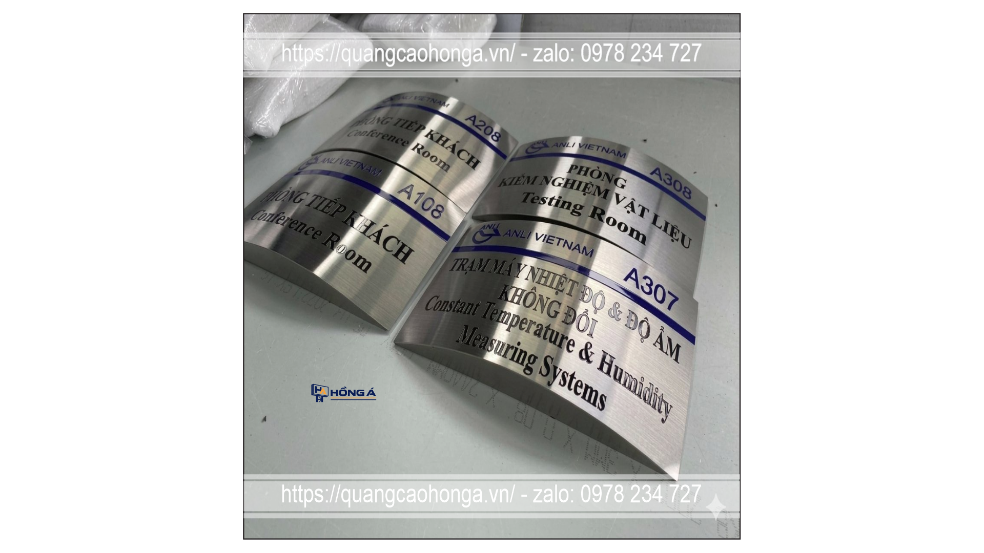 Biển công ty và chỉ dẫn