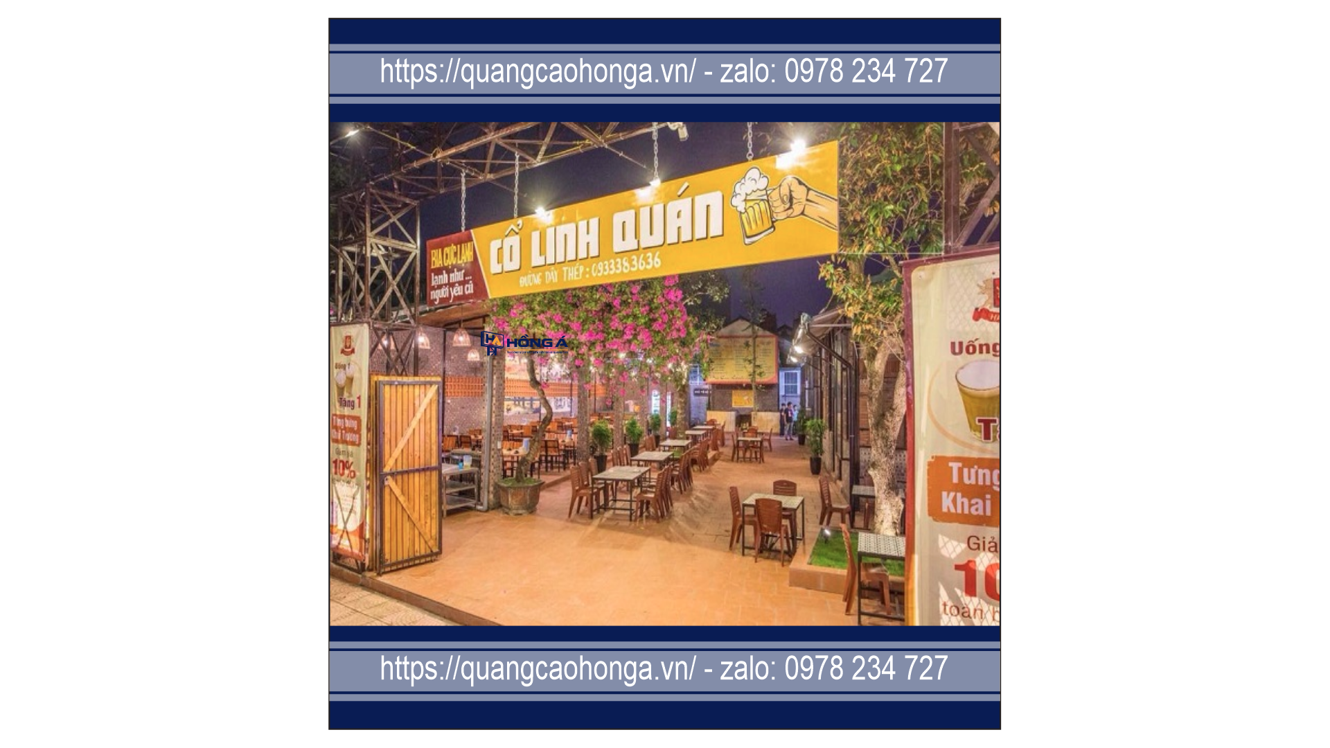 Biển quảng cáo quán bia - Ảnh 7
