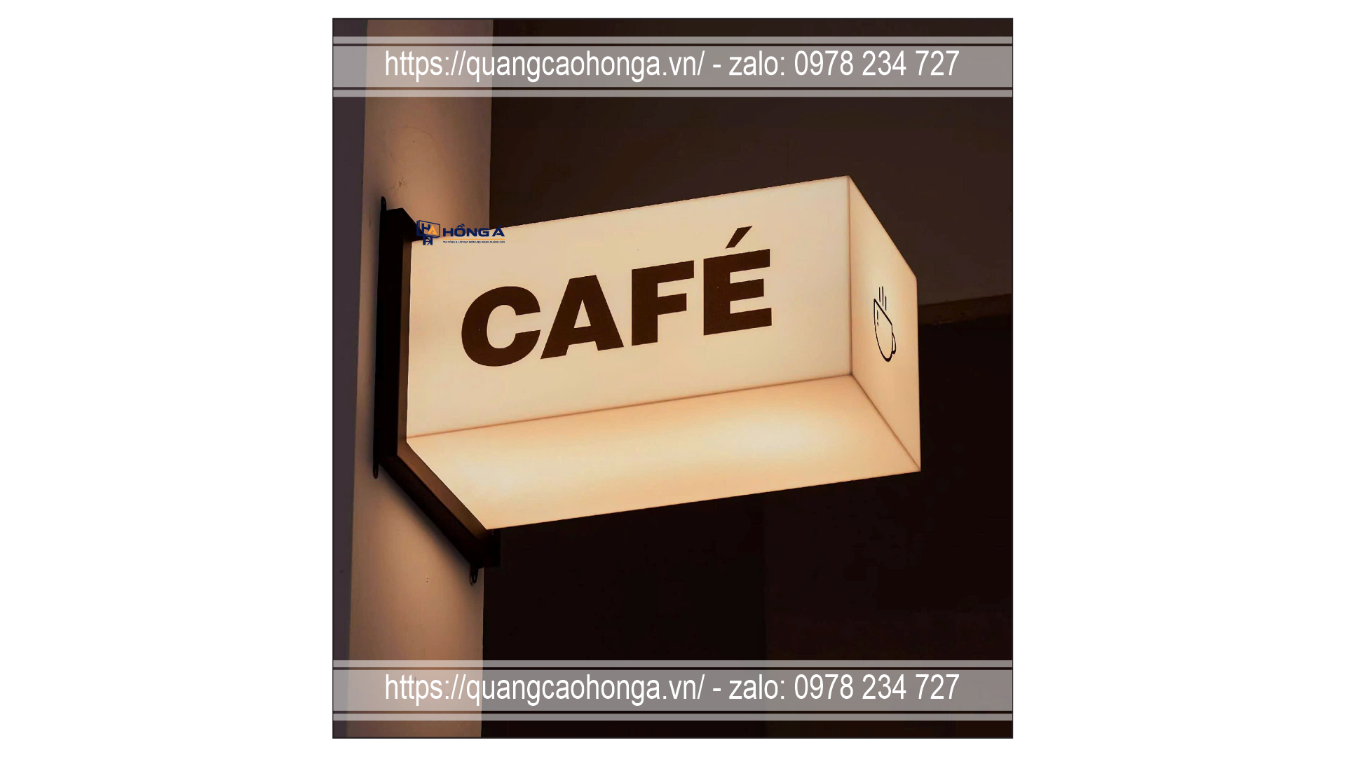 Biển hộp đèn quảng cáo LED sáng 5 cạnh - Ảnh 3