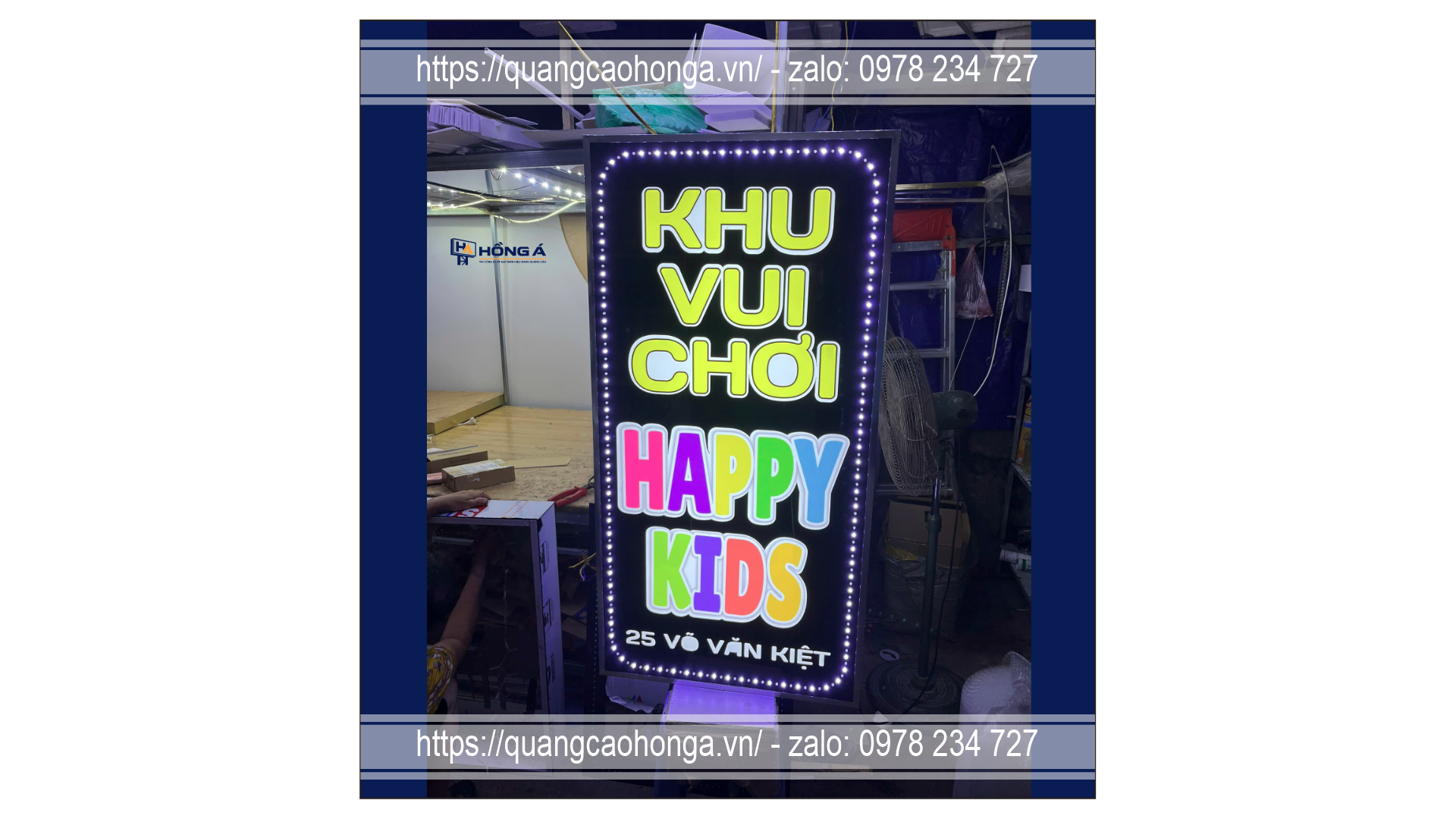 Biển Vẫy Led Nháy Âm Bản