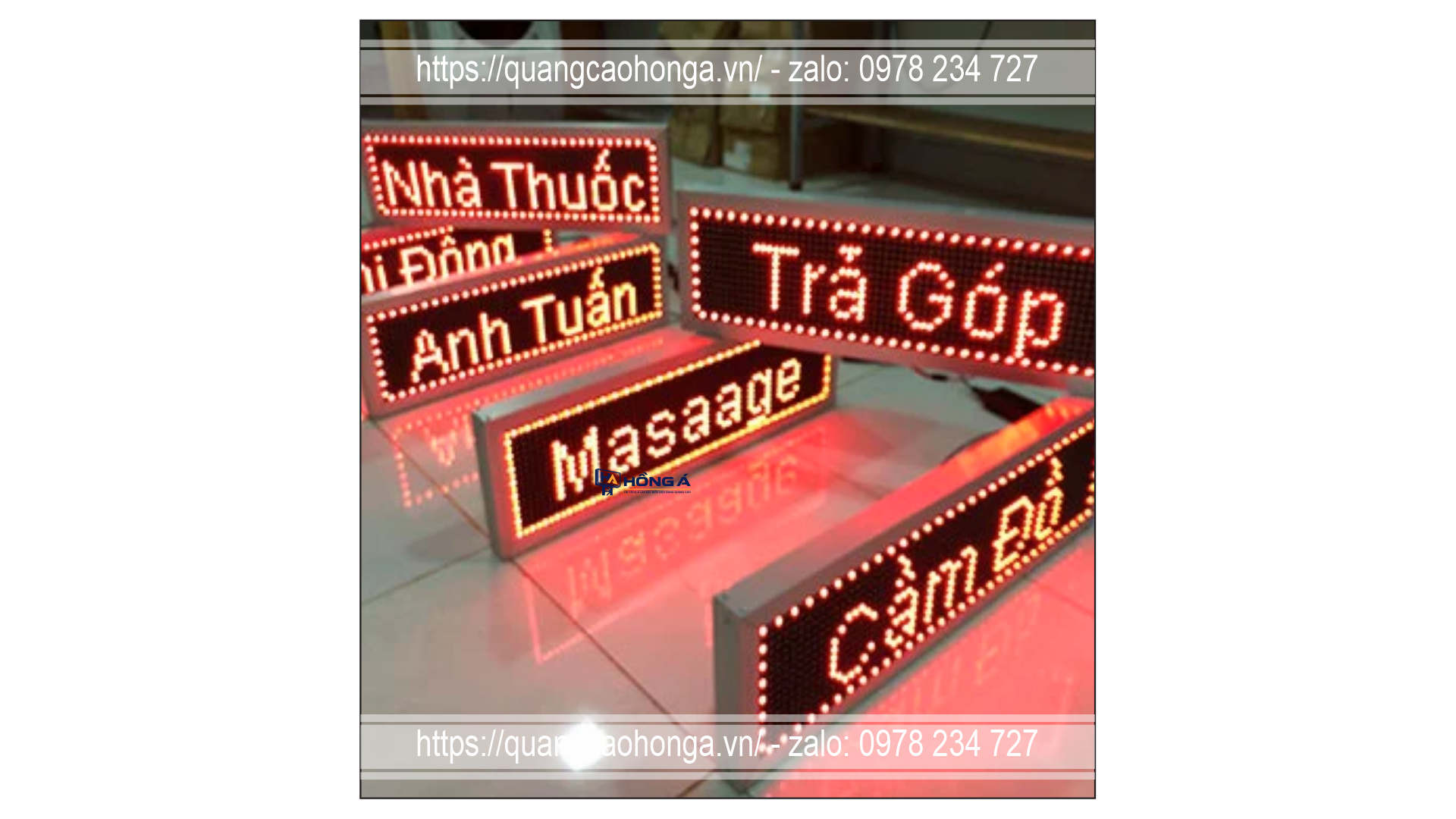 Biển LED ma trận một màu