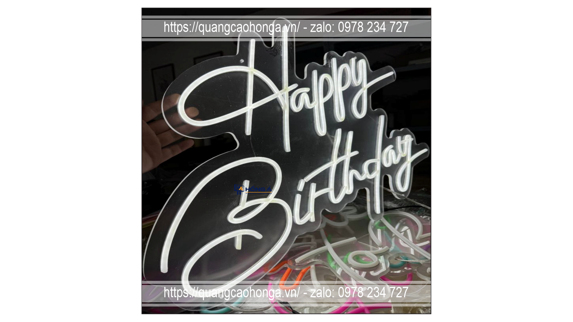 LED neon theo logo