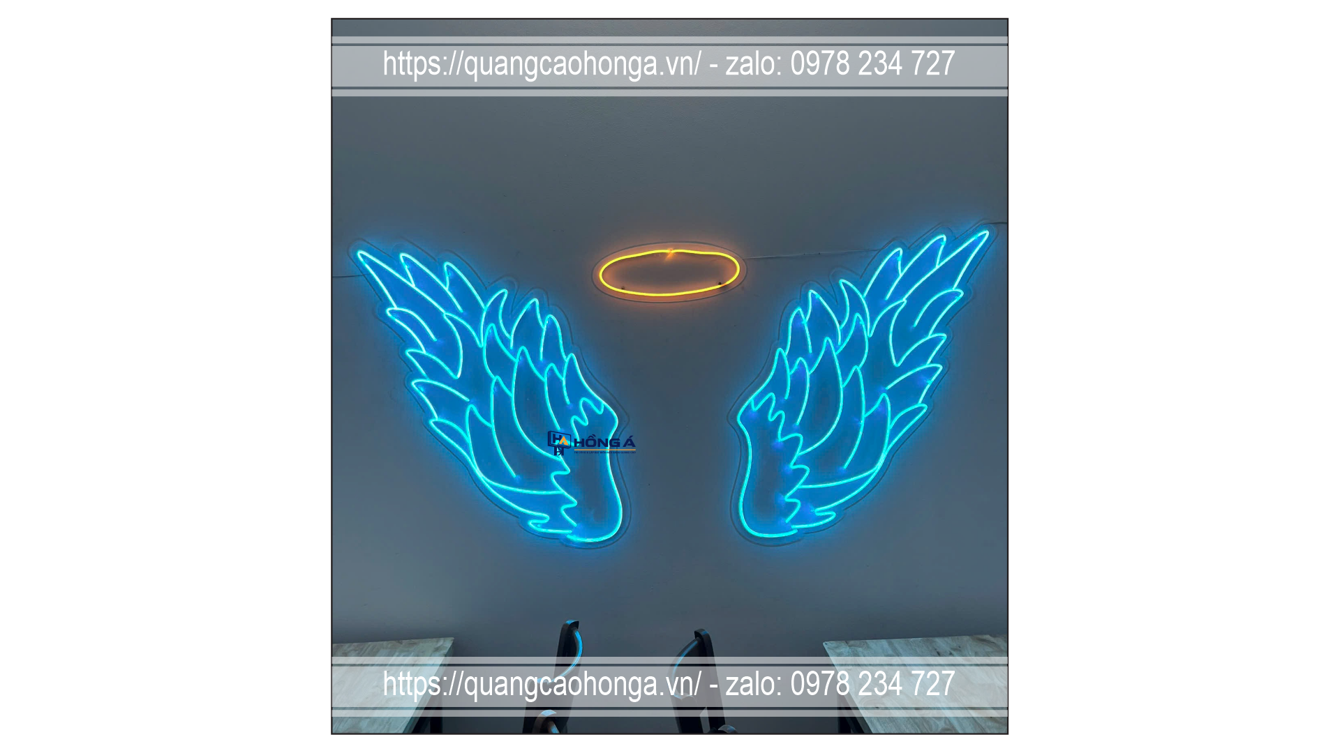 LED neon theo logo
