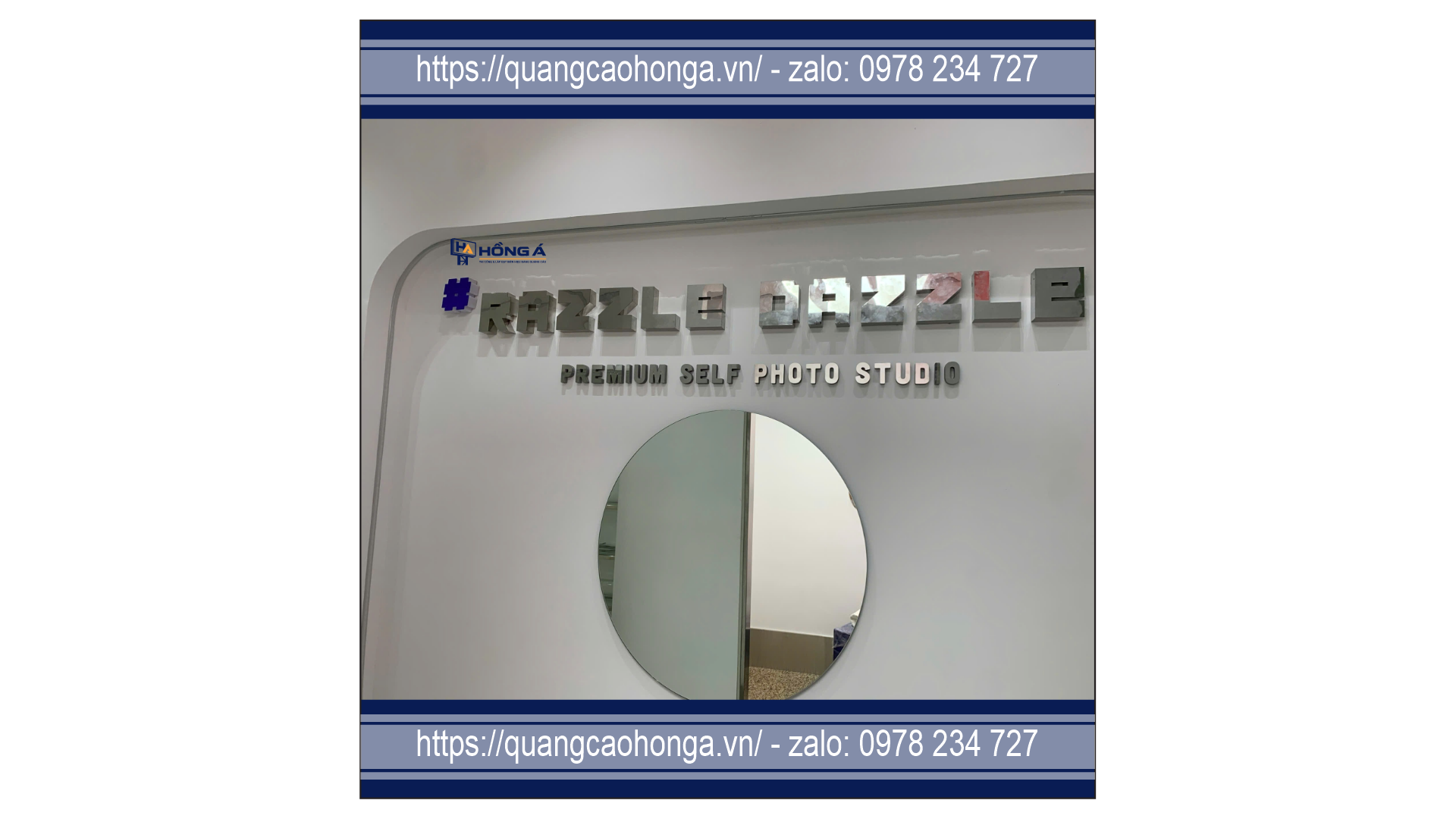 Logo chữ nổi không sáng - Ảnh 5